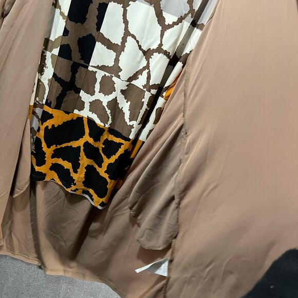 Attitudes by Renee Petite Global Illusion 3 Piece Set Cocoa Giraffe, MP - Picture 7 of 13